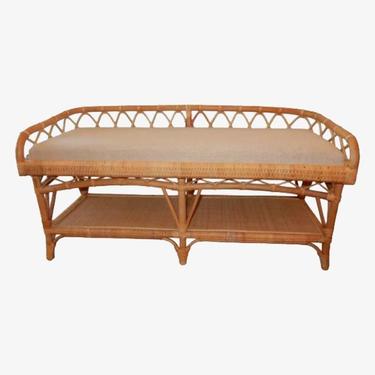 Carolina Bamboo & Cane Bench