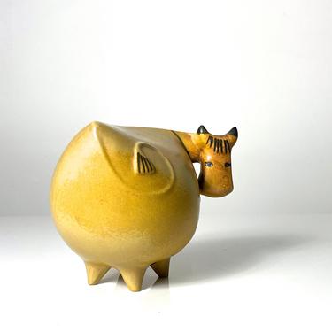 Lisa Larson Gustavsberg Cow Sculpture Figurine 1960s 