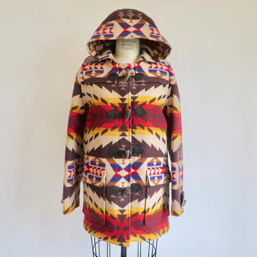 Women's navajo blanket online coat