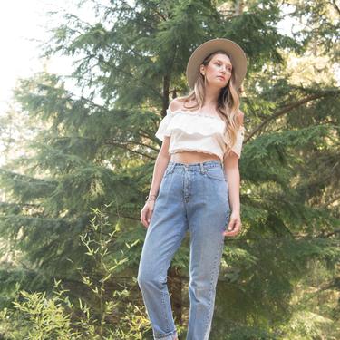 80s EDWIN jeans 30 31 Waist vintage high waisted Jeans, Skinny slim fit High Waist tapered jeans, Light wash Boyfriend jeans, Mom Jeans 