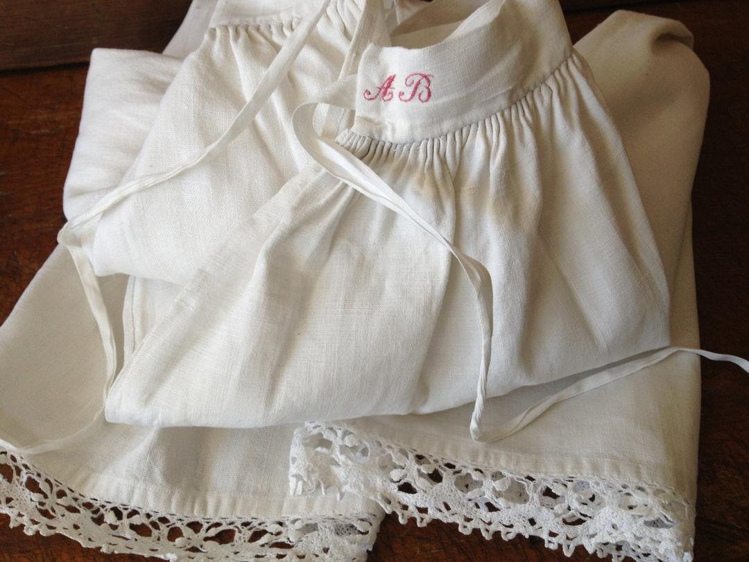 French Heirloom Bloomers, Antique 19th C French White Linen with | Jan ...