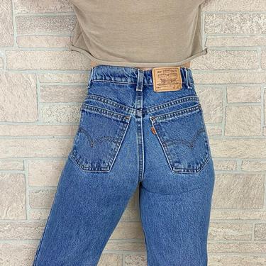 Levi's 550 Orange Tab Jeans / Size 25 