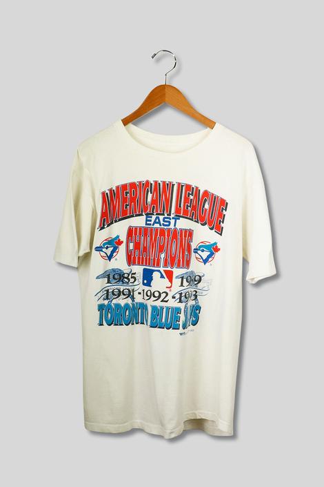 Vintage 1991 Toronto Blue Jays Vinyl T Shirt