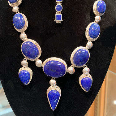 Lapis and Sterling Necklace