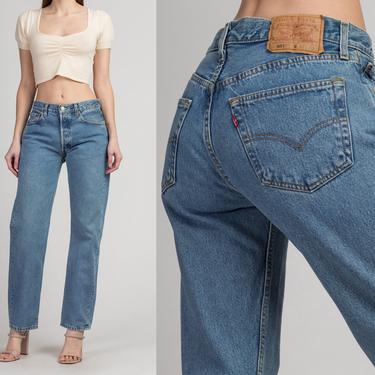 Vintage Levi's 501 Jeans - Men's Small, Women's Medium, 31&quot; | 90s Unisex Denim Straight Leg High Waist Boyfriend Jeans 
