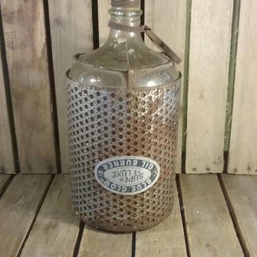 Glass Kerosene Jug 