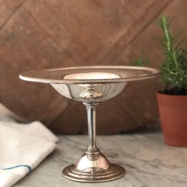 Silver Plated Pedestal Candy Dish 