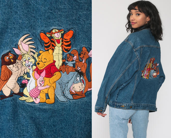 Jean jacket outlet winnie the pooh