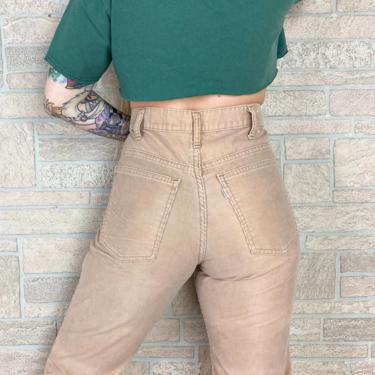 Levi's 646 Corduroy High Waisted Bell Bottoms 