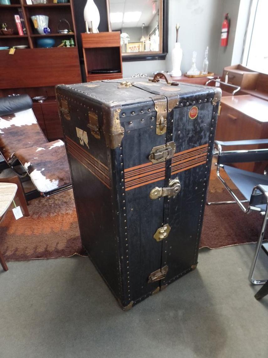 Antique steamer trunk with full wardrobe inside Peg Leg Vintage Beltsville, MD