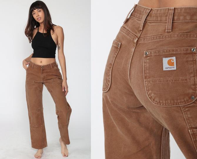 Carhartt Pants Women's 25 Workwear Wide Leg Boyfriend Low Rise