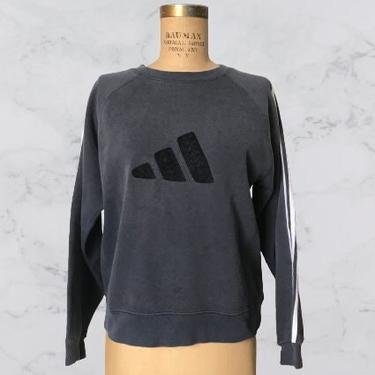 Vintage Charcoal Gray Adidas Sweatshirt 