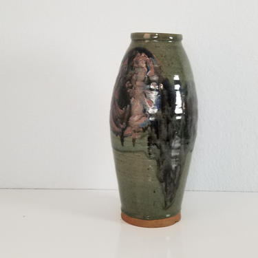1960 Acharel Mid-Century Studio Pottery Vase. 