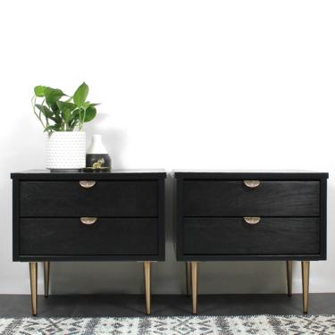 Mid Century Modern Bedside Tables / Nightstands 