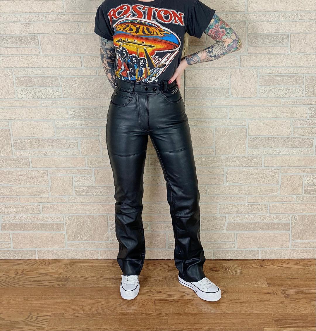 Hein Gericke Harley Davidson leather pants - Depop