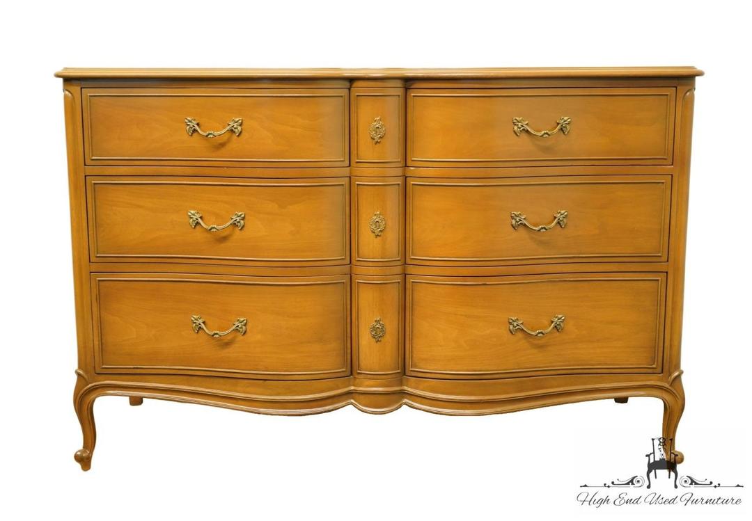 DREXEL FURNITURE Touraine Collection French Provincial 54" Double Dresser w. Hidden High End