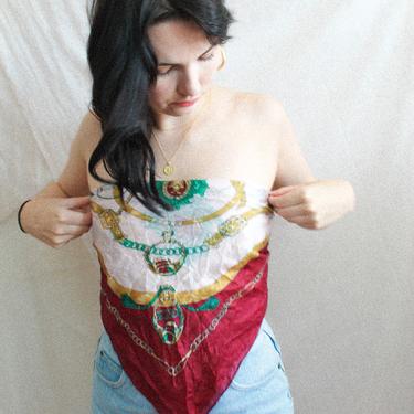 Vintage Scarf/ Vintage Bandana/ Neck Scarf/ Head Scarf/ Scarf for Hair/ Vintage/ Bandana for Hair/ Silk Scarf/ Silk Bandana/ Bandana Shirt 