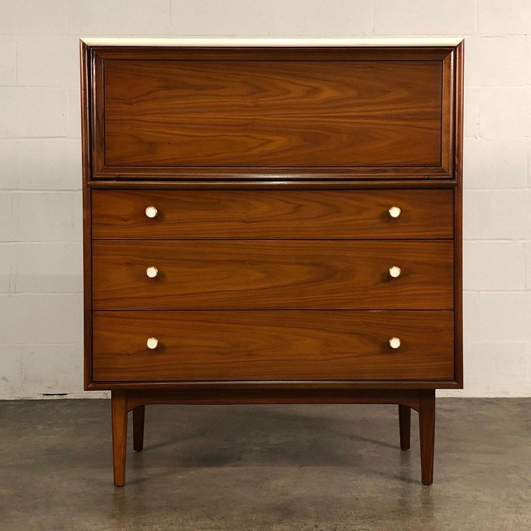 Drexel Declaration MidCentury Modern Gentlemans Chest / Dresser With