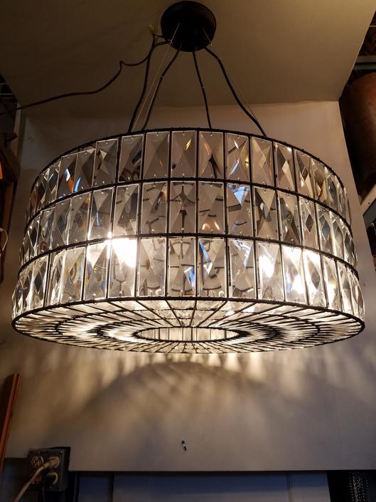 Pottery Barn Adeline Round Faceted Crystal Chandelier From Earthwise Architectual Salvage Seattle Of Seattle Wa Attic