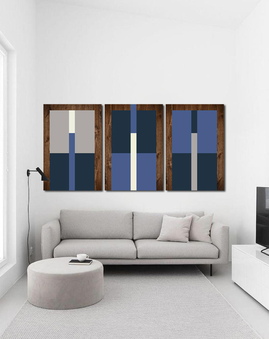 Minimalist Art, Wood Wall Art, Wall Decor, Mid Century Modern | Laura ...