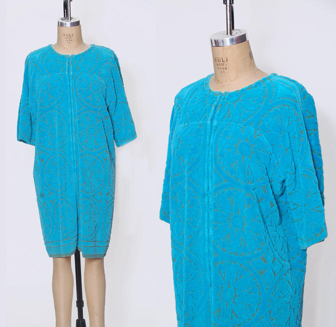 vintage terry cloth dress