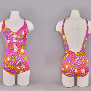 Vintage 1960's Catalina cheapest Pink Swimsuit