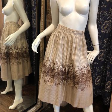 Sweet Pea 1950s Gathered Skirt by OliveandOlafs