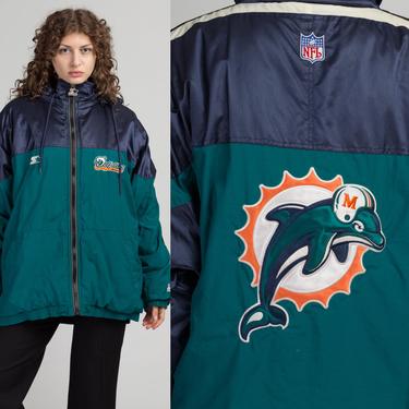 90s Miami Dolphins Starter Jacket - Men's XL