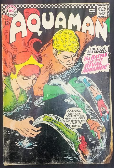 Aquaman No 27 Quot The Battle Of The Rival Aquamen Quot Dc Comics June 1966 By Memoryholevintage From Memory Hole Vintage Of Somerville Ma Attic
