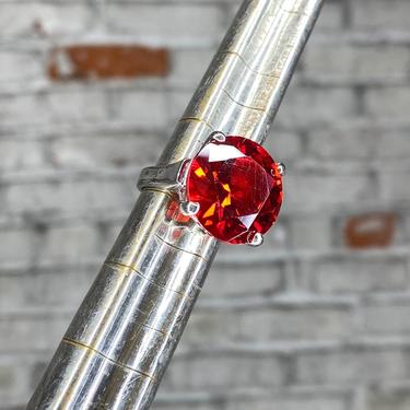 Large Red Costume Jewelry Ring 