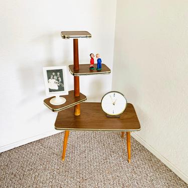 Atomic Plant Table, Mid Century Formica Table, Space | Dadacat