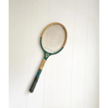 Vintage Laminated Construction &quot;Sphinx&quot; Tennis Racket with Black Handle, Wall Decor Sports Bar Game Room 