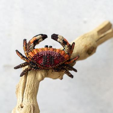 Embroidered Mangrove Crab Pin