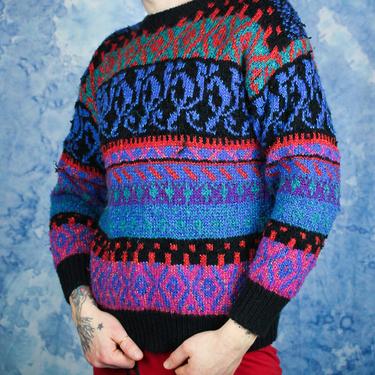 Colorful sweaters outlet 90s