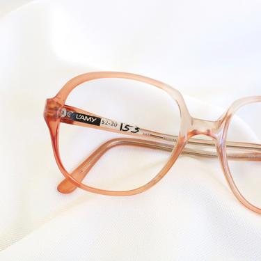 Vintage French Warm Peach Eyeglasses Sunglasses Frames 