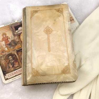 Vintage Catholic's Pocket Manual | 30s Religious Hand Book | Celluloid Cover by blindcatvintage