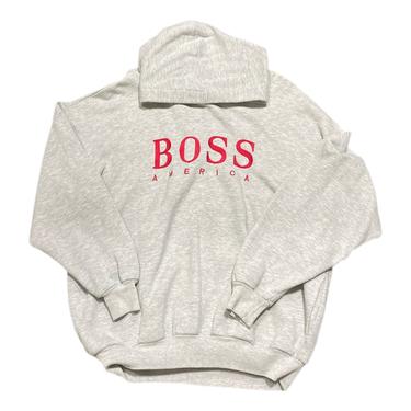 (XL) Boss America Grey Hoodie 121821RK