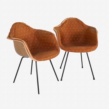Eames For Herman Miller Mid Century Lounge Chair - Pair - mcm 