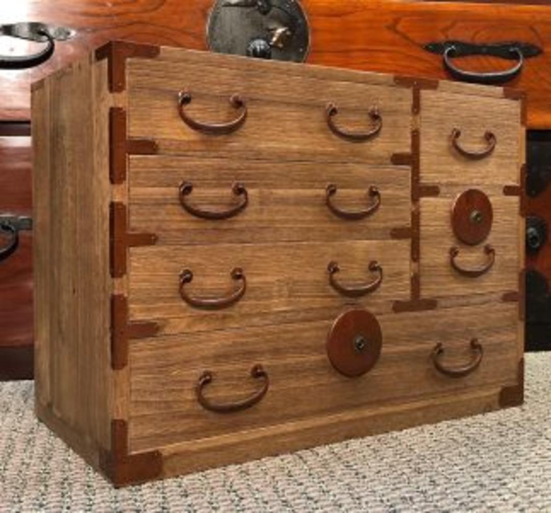 Antique Japanese Ko Tansu Small Chest Kuraya Japanese Antiques San