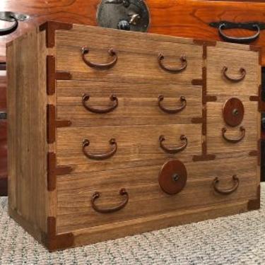 Antique Japanese Ko Tansu Small Chest