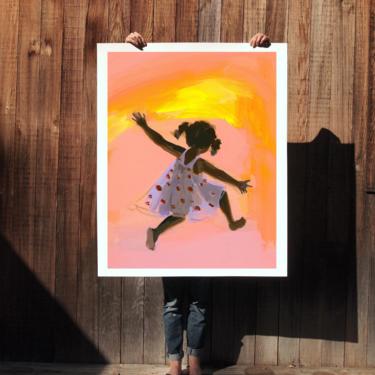 Rise Up .  extra large wall art . giclee print 