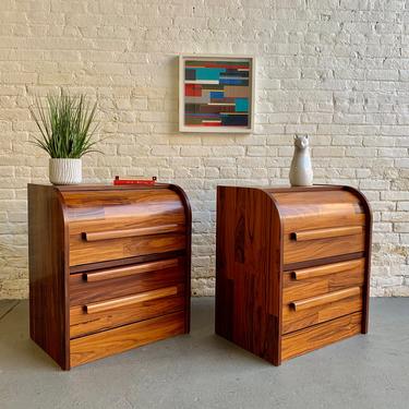 Mid Century MODERN ROSEWOOD CABINETS, a Pair 
