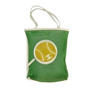 Chanel Green Tennis Tote Bag, Treasures of NYC