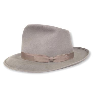 RARE ~ Vintage 1940s Royal Deluxe STETSON Flagship Fedora ~ size 7 