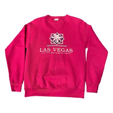 (L) Las Vegas Hot Pink Sweatshirt 082921 ERF