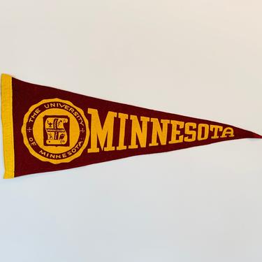 Vintage University of Minnesota Pennant 
