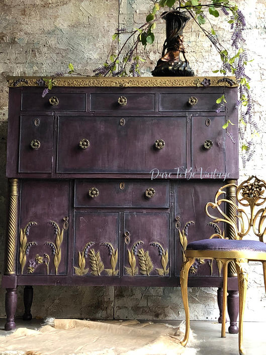 Vintage Floral Chest Of Drawers Dresser Vintage Empire Chest Of