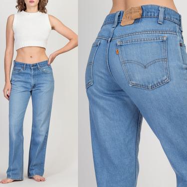 80s Levi's Orange Tab Jeans - Men's Small, Women's Medium, 31.5&amp;quot; | Unisex Vintage Straight Leg Denim Boyfriend Jeans 