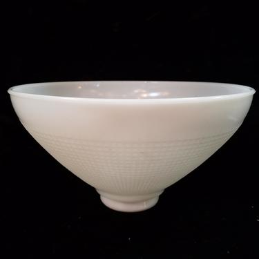 Vintage 10 In. Milk Glass Lamp Shade