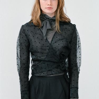 Black Wrap Top